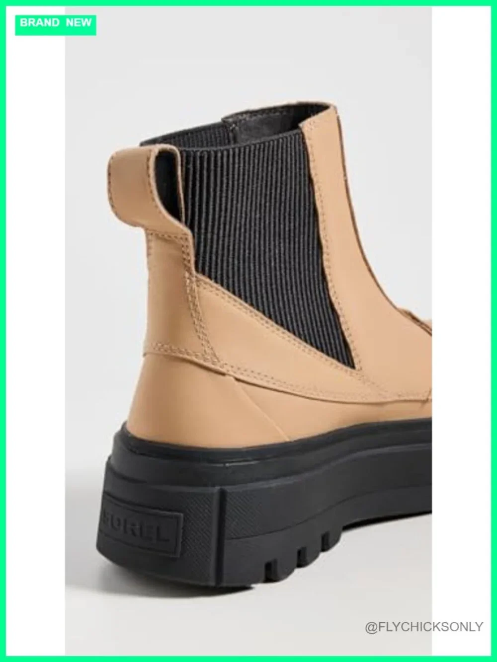 SOREL Waterproof Leather Chelsea Ankle Boots